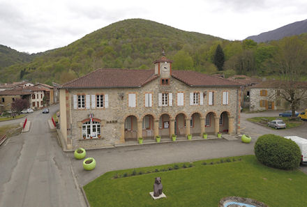 La mairie vue du ciel